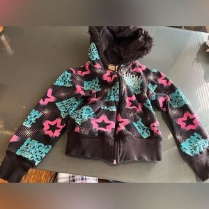 Y2K HSM zip up hoodie. Size 6